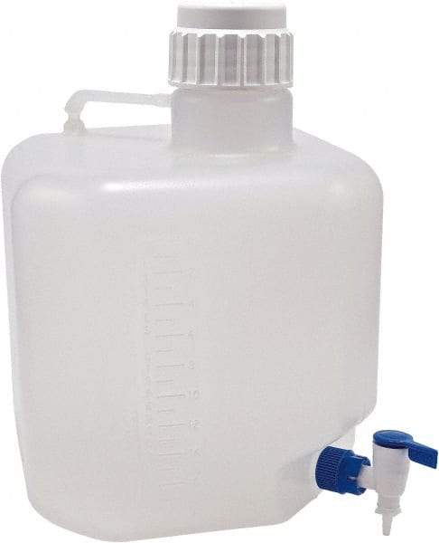 Dynalon Labware - 20,000 mL Carboy - Polypropylene, Translucent, 16-1/2" High x 11.8" Diam, 90mm Cap - USA Tool & Supply