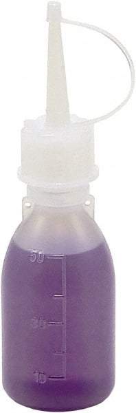 Dynalon Labware - 250 mL Dispensing Bottle - Polyethylene, Translucent, 5.1" High x 1-1/2" Diam, 15mm Cap - USA Tool & Supply
