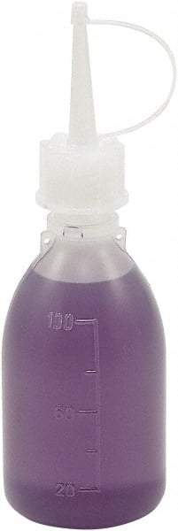 Dynalon Labware - 100 mL Dispensing Bottle - Polyethylene, Translucent, 5.7" High x 1.9" Diam, 15mm Cap - USA Tool & Supply