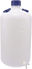 Dynalon Labware - 50,000 mL Carboy - Polyethylene, Translucent, 14.4" High x 13.8" Diam - USA Tool & Supply