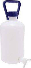 Dynalon Labware - 5,000 mL Carboy - Polyethylene, Translucent, 6.4" High x 6.7" Diam - USA Tool & Supply
