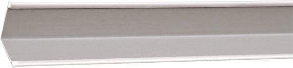 Armstrong World - 144" Long x 7/8" Wide, Hot-Dipped Galvanized Steel Angled Molding - ASTM C636 Specification, White - USA Tool & Supply