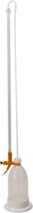 Dynalon Labware - 50 ml Borosilicate Glass Burette, Polyethylene Bottle Titrating Burette - 6-1/2" Diam x 34-1/4" High - USA Tool & Supply