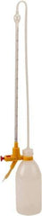 Dynalon Labware - 15 ml Borosilicate Glass Burette, Polyethylene Bottle Titrating Burette - 4-39/64" Diam x 19-19/64" High - USA Tool & Supply