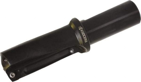 Kyocera - 1-3/4" Max Drill Depth, 0.937" Diam, Indexable Insert Drill - 2 Inserts, 1" Shank Diam, Whistle Notch Shank - USA Tool & Supply