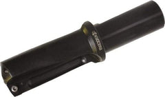 Kyocera - 2.13" Max Drill Depth, 1-1/8" Diam, Indexable Insert Drill - 2 Inserts, 1" Shank Diam, Whistle Notch Shank - USA Tool & Supply