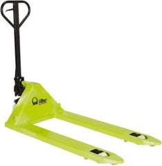 Vestil - 5,500 Lb Capacity, 7-3/4" Lift Hand Pallet Truck - 3-1/4" to 7-3/4" Lift Height, 48" Fork Length x 27" Fork Width, 27" Overall Width - USA Tool & Supply