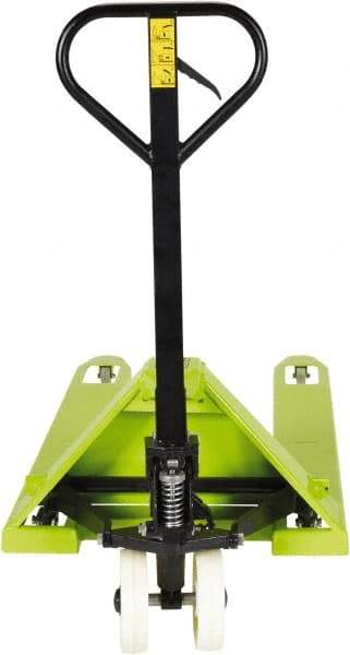 Vestil - 5,500 Lb Capacity, 7-3/4" Lift Hand Pallet Truck - 3-1/4" to 7-3/4" Lift Height, 48" Fork Length x 27" Fork Width, 27" Overall Width - USA Tool & Supply