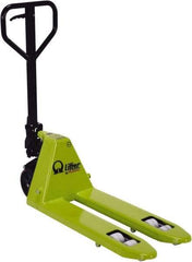 Vestil - 5,500 Lb Capacity, 7-7/8" Lift Hand Pallet Truck - 3-3/8" to 7.88" Lift Height, 32" Fork Length x 16" Fork Width, 15-3/4" Overall Width - USA Tool & Supply