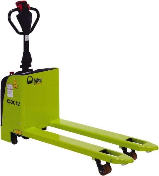 Vestil - 2,500 Lb Capacity, 7-7/8" Lift Hand Pallet Truck - 3-3/8" Min Lift Height, 45" Fork Length x 20" Fork Width, 20-1/2" Overall Width - USA Tool & Supply