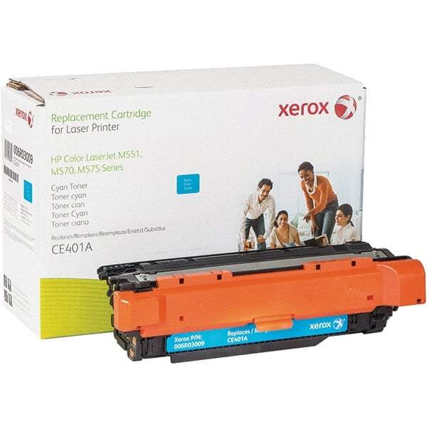 Xerox - Cyan Toner Cartridge - Use with HP Color LaserJet Enterprise 500 MFP, M551, M575, M570 - USA Tool & Supply