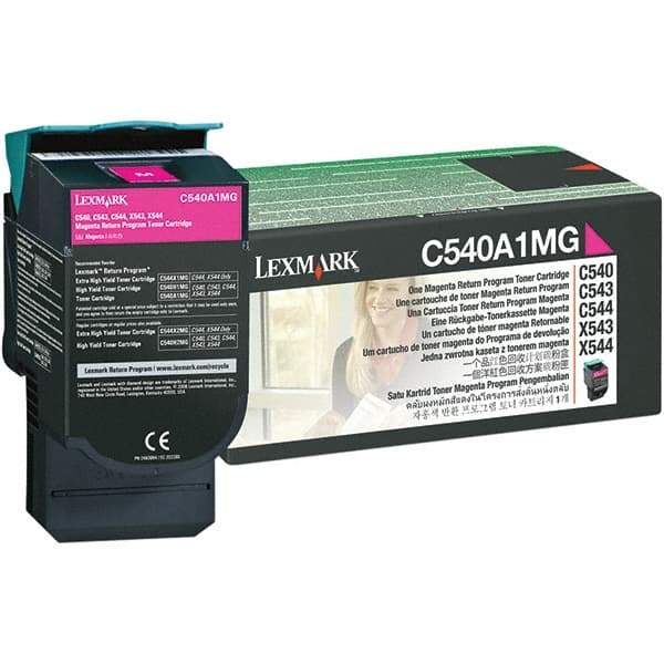 Lexmark - Magenta Toner Cartridge - Use with Lexmark C540n, C543dn, C544dn, C544dtn, C544dw, C544n, C546dtn, X543dn, X544dn, X544dtn, X544dw, X544n, X546dtn - USA Tool & Supply