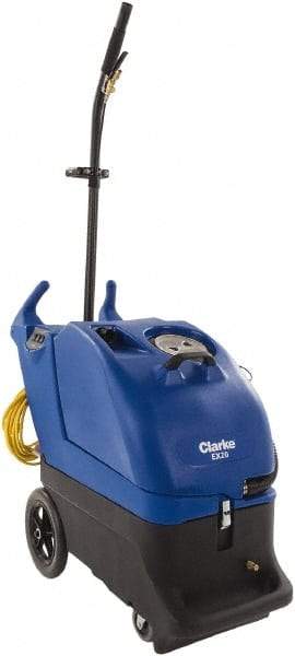 Clarke - 12" Cleaning Width, 140" Water Lift, Walk Behind Portable Carpet Extractor - 12.5 Gal Tank Capacity, 11 Gal Tank Recovery Capacity, 100 Pump psi - USA Tool & Supply