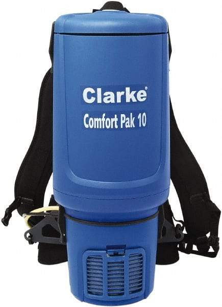 Clarke - Backpack Vacuum Cleaner - 120 Volts, 10 Amps, Accessories Included - USA Tool & Supply