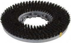 Carlisle - Rotary Brush - 13" Machine, 1-1/2" Trim Length, Black Pad, Nylon - USA Tool & Supply