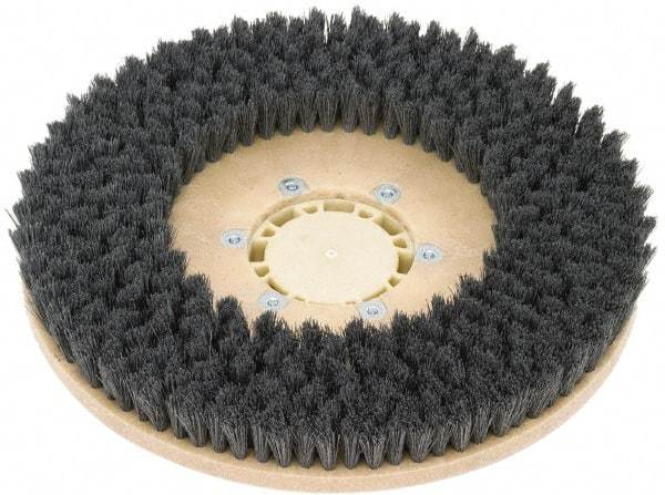 Clarke - 26" Diam Scrubbing Brush - 26" Machine, Black Pad, Polypropylene - USA Tool & Supply