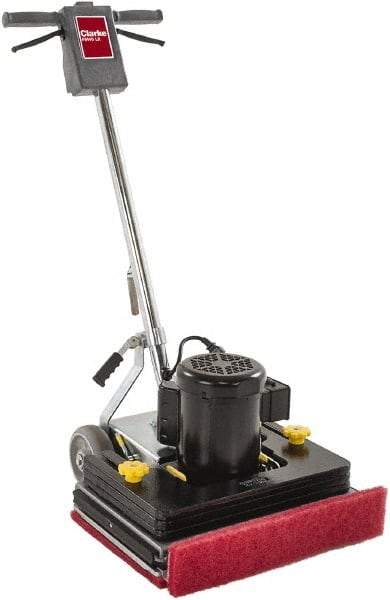 Clarke - 20" Cleaning Width, Electric Multi Purpose Floor Machine - 1.5 hp, 3,450 RPM - USA Tool & Supply