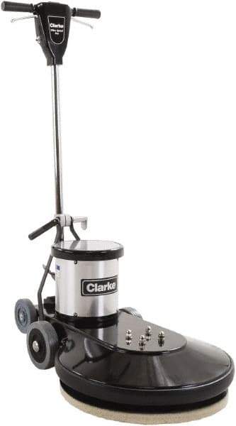 Clarke - 20" Cleaning Width, Electric Floor Polisher - 1.5 hp, 1,500 RPM - USA Tool & Supply