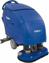 Clarke - 28" Cleaning Width, Battery Powered Floor Scrubber - 0.75 hp, 200 RPM, 23 Gal Tank Capacity - USA Tool & Supply