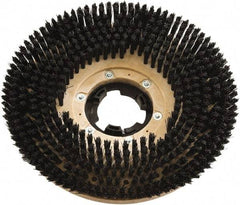 Clarke - 17" Diam Scrubbing Brush - 17" Machine, Black Pad, Polypropylene - USA Tool & Supply