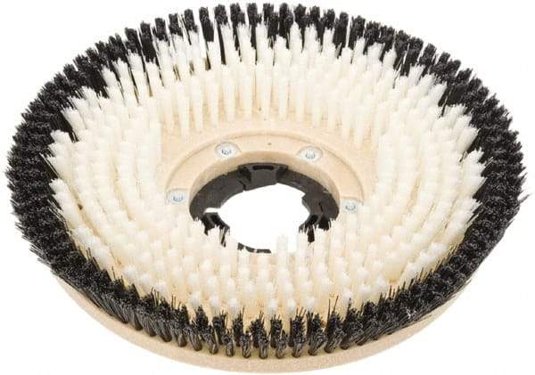 Clarke - 17" Diam Carpet Brush - 17" Machine, Black Pad, Nylon - USA Tool & Supply