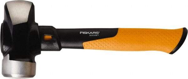 Fiskars - 3 Lb Head, 11" Long Sledge Hammer - Steel Head, Steel Handle with Grip - USA Tool & Supply