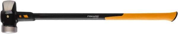 Fiskars - 10 Lb Head, 36" Long Sledge Hammer - Steel Head, Steel Handle with Grip - USA Tool & Supply