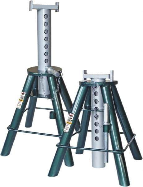 Safeguard - 20,000 Lb Capacity Jack Stand - 18-15/16 to 30-1/2" High - USA Tool & Supply