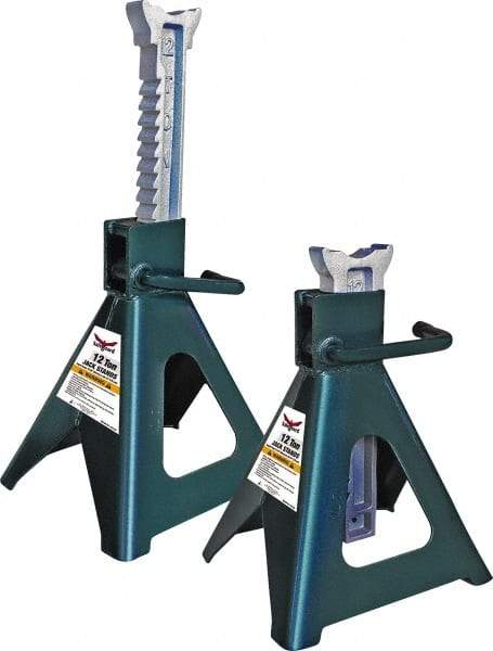 Safeguard - 24,000 Lb Capacity Jack Stand - 19-11/16 to 30-1/4" High - USA Tool & Supply