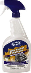 Gunk - Proprietary Formula Engine Cleaner/Degreaser - 32 oz Spray Bottle - USA Tool & Supply