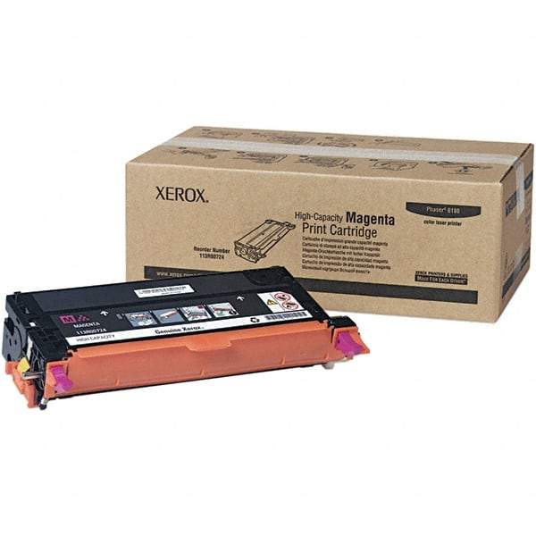 Xerox - Magenta Toner Cartridge - Use with Xerox Phaser 6180 - USA Tool & Supply