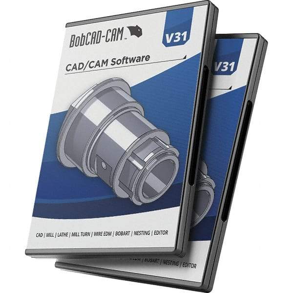 BobCAD-CAM - BobCAD-CAM V30 Mill 4 Axis Pro CD-ROM - USA Tool & Supply