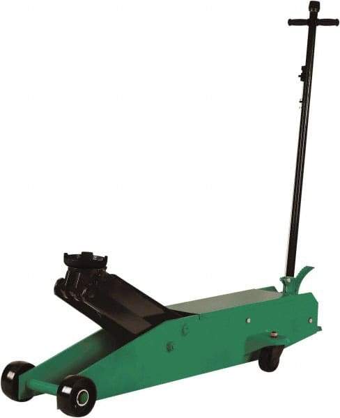 Safeguard - 10 Ton Capacity Hydraulic Jack - 6-1/4 to 27" High - USA Tool & Supply