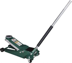 Safeguard - 3-1/2 Ton Capacity Hydraulic Jack - 3-3/4 to 21-3/4" High - USA Tool & Supply