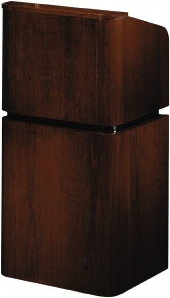 Oklahoma Sound - Wood Full Floor Lectern - 20-1/2" Deep x 24" Wide x 48" High - USA Tool & Supply