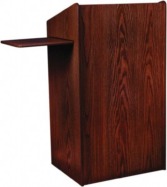 Oklahoma Sound - Wood Full Floor Lectern - 20" Deep x 25" Wide x 46" High - USA Tool & Supply
