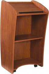 Oklahoma Sound - Wood Full Floor Lectern - 21" Deep x 24" Wide x 46" High - USA Tool & Supply