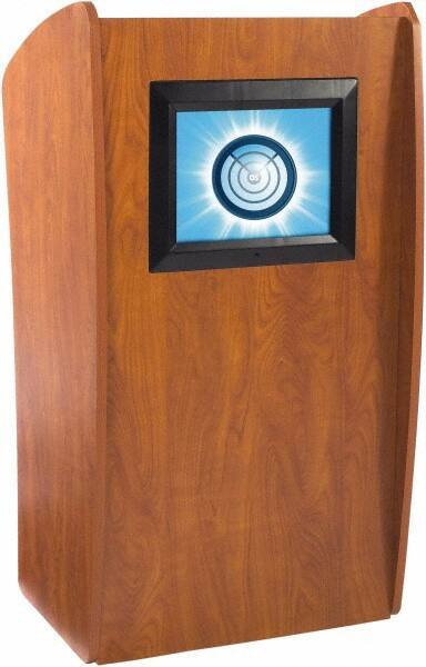 Oklahoma Sound - Wood Full Floor Lectern - 21" Deep x 24" Wide x 46" High - USA Tool & Supply