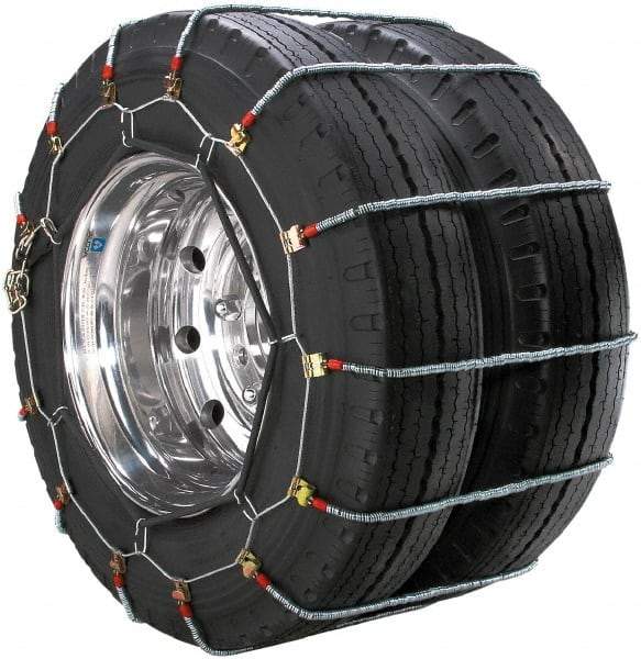 Peerless Chain - Dual Axle Tire Chains - For Use with 10.00-20, 11-22.5, 13/80-20, 305/70-22.5, 315/70.22.5 - USA Tool & Supply