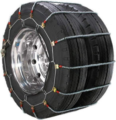 Peerless Chain - Dual Axle Tire Chains - For Use with 11.5-22.5, 275/80-24.5, 285/75-24.5, 295/75-24.5, 305/80-22.5 - USA Tool & Supply