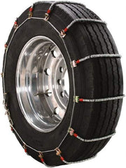 Peerless Chain - Single Axle Tire Chains - For Use with 11.5-22.5, 275/80-24.5, 285/75-24.5, 295/75-24.5, 305/80-22.5 - USA Tool & Supply