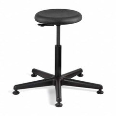 Bevco - Swivel & Adjustable Stools Type: Adjustable Backless Stool Base Type: Nylon - USA Tool & Supply
