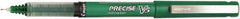 Pilot - Precision Point Roller Ball Pen - Green - USA Tool & Supply