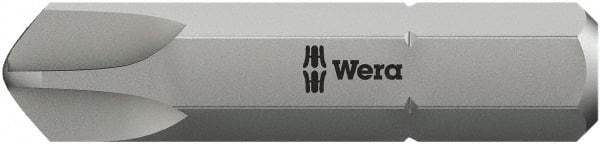 Wera - 5/16" Drive, 1/4 Torq-Set Mplus Screwdriver Bit - 1-1/4" OAL - USA Tool & Supply