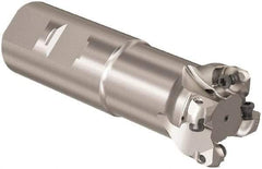 Seco - R217 32mm Weldon Shank Milling Tip Insert Holder & Shank - 3.110236" Projection, 1" Neck Diam, M16 Neck Thread, 40mm Nose Diam, 115mm OAL, Tool Steel Tool Holder - USA Tool & Supply