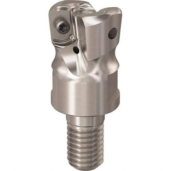 Seco - R217.21.RE 10mm Threaded Shank Milling Tip Insert Holder & Shank - 1.102362" Projection, 1" Neck Diam, M10 Neck Thread, 20mm Nose Diam, 28mm OAL, Tool Steel Tool Holder - USA Tool & Supply