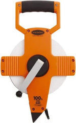 Keson - 100' x 3/8" Tape Measure - 1/8" Graduation - USA Tool & Supply