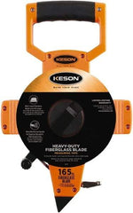 Keson - 165' x 1/2" Tape Measure - 1/10 & 1/100" Graduation - USA Tool & Supply