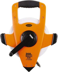 Keson - 200' x 1/2" Tape Measure - 1/10" Graduation - USA Tool & Supply