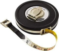 Keson - 50' x 1/2" Tape Measure - 1/8, 1/10 & 1/100" Graduation - USA Tool & Supply